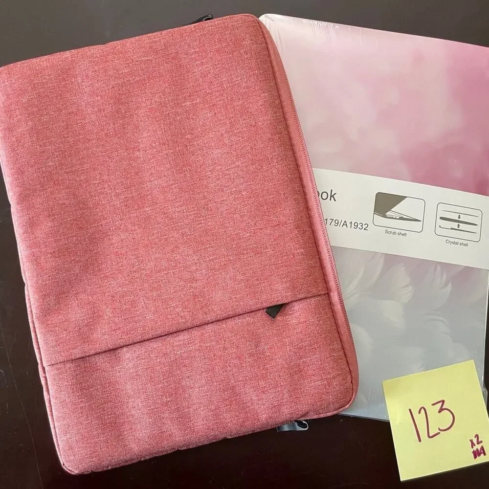 MacBook New Air 13” shell with red soft case